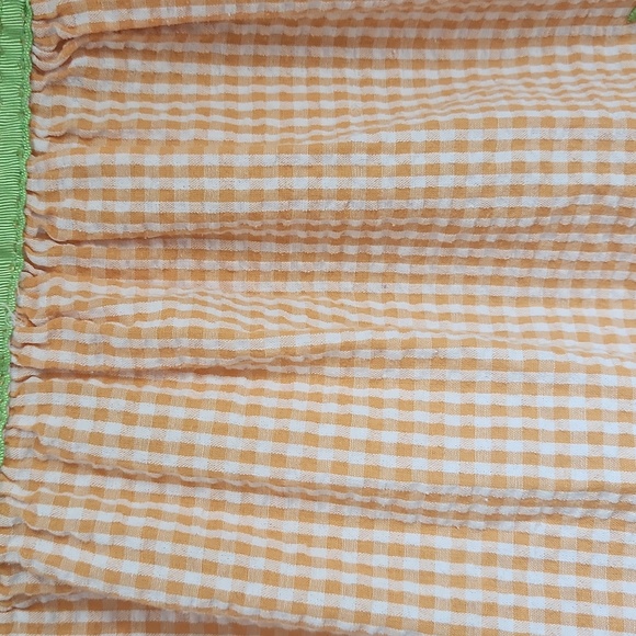 2B Real, Girl's sz4T, Gingham Dress, Pink&White,Orange&White  Check w Appliques - Picture 3 of 13